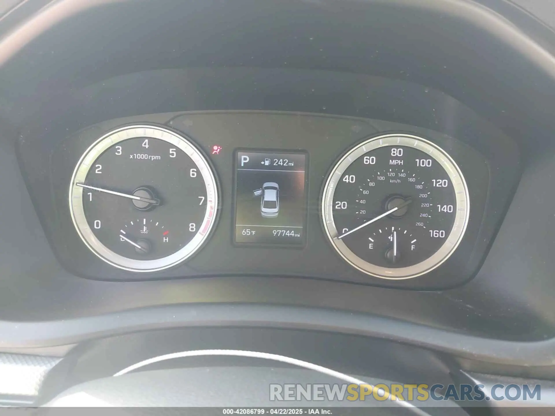 7 fotografías del automóvil dañado 5NPE24AF4KH749965 HYUNDAI SONATA 2019