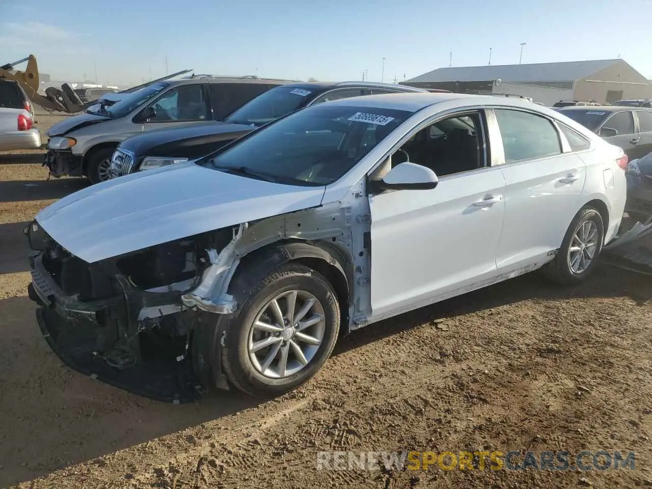 1 fotografías del automóvil dañado 5NPE24AF4KH766006 HYUNDAI SONATA 2019