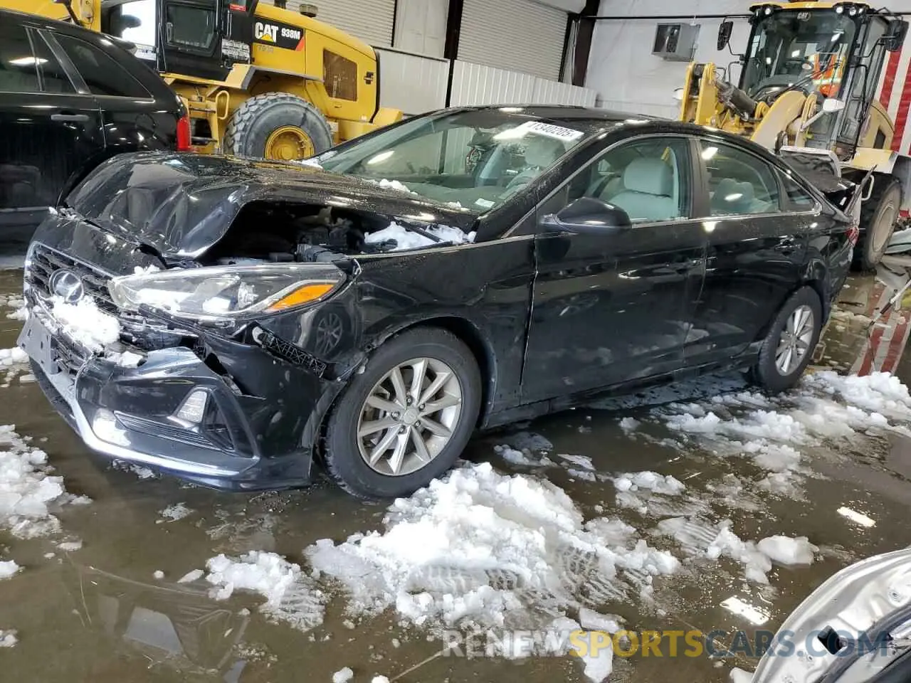 1 fotografías del automóvil dañado 5NPE24AF4KH801675 HYUNDAI SONATA 2019