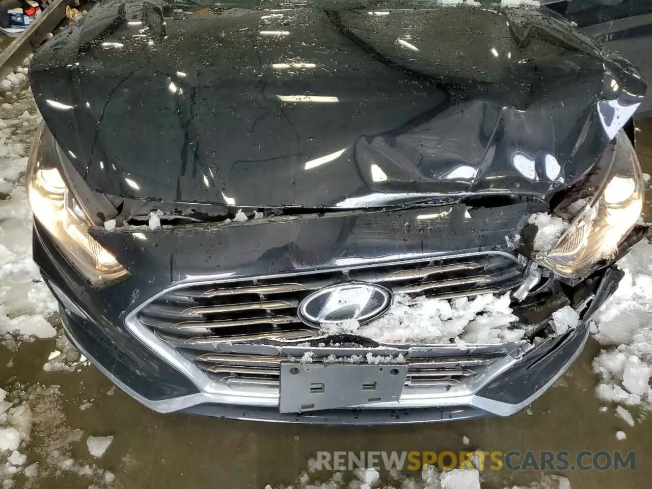 11 fotografías del automóvil dañado 5NPE24AF4KH801675 HYUNDAI SONATA 2019