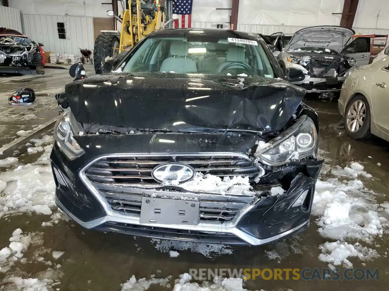 5 fotografías del automóvil dañado 5NPE24AF4KH801675 HYUNDAI SONATA 2019