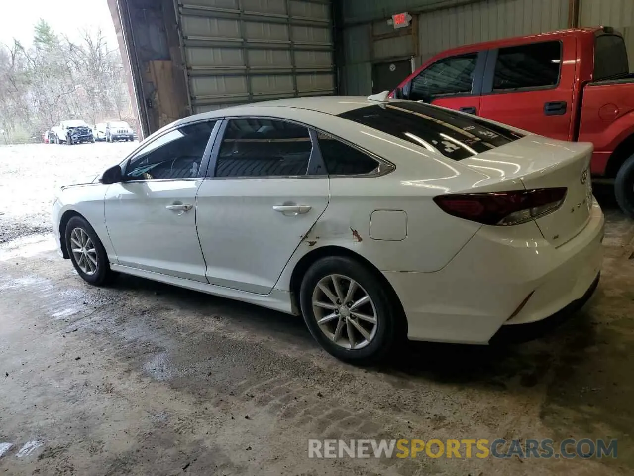 2 fotografías del automóvil dañado 5NPE24AF4KH818038 HYUNDAI SONATA 2019