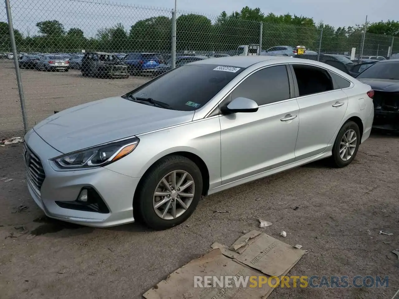 1 fotografías del automóvil dañado 5NPE24AF4KH819853 HYUNDAI SONATA 2019