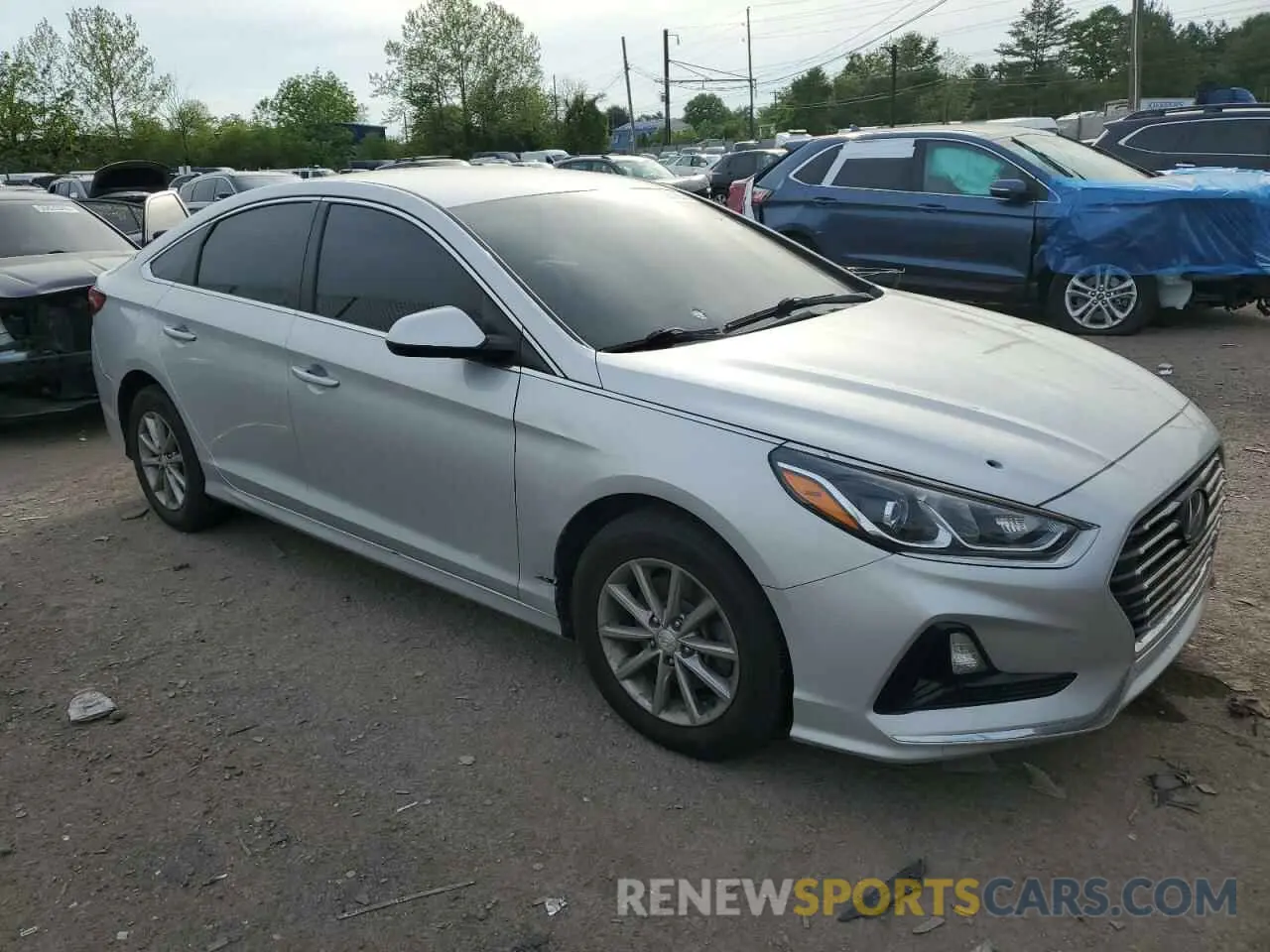 4 fotografías del automóvil dañado 5NPE24AF4KH819853 HYUNDAI SONATA 2019