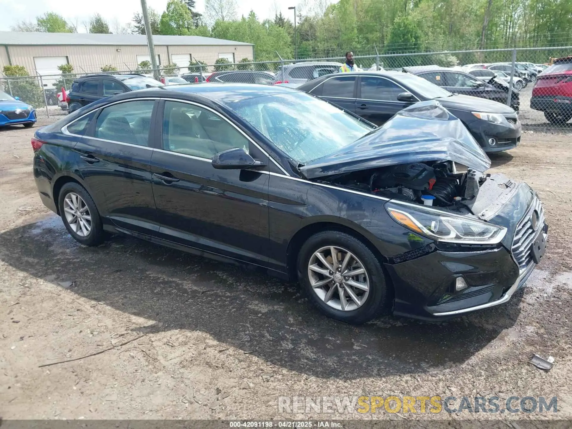 1 fotografías del automóvil dañado 5NPE24AF5KH733113 HYUNDAI SONATA 2019