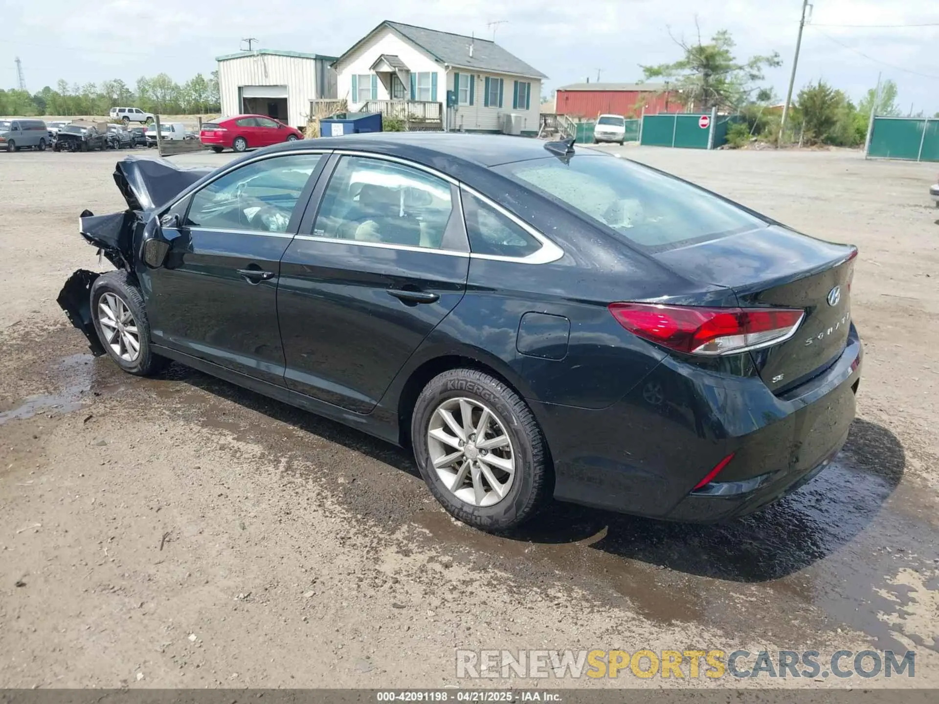 3 fotografías del automóvil dañado 5NPE24AF5KH733113 HYUNDAI SONATA 2019