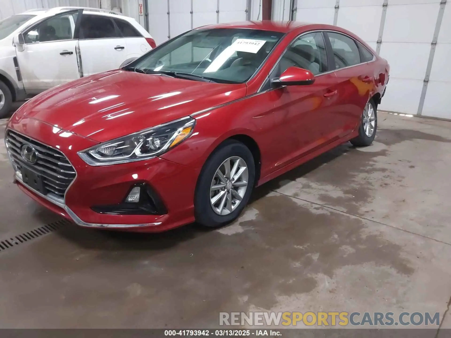 2 fotografías del automóvil dañado 5NPE24AF5KH735198 HYUNDAI SONATA 2019