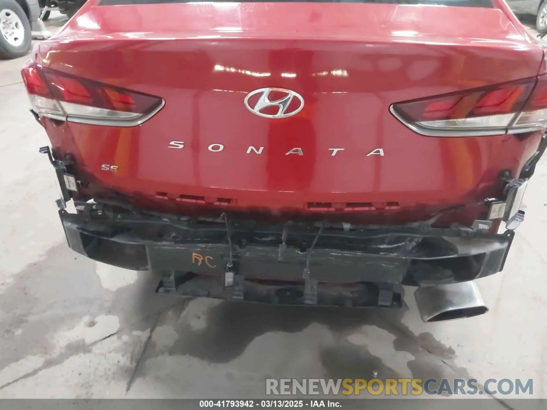 6 fotografías del automóvil dañado 5NPE24AF5KH735198 HYUNDAI SONATA 2019