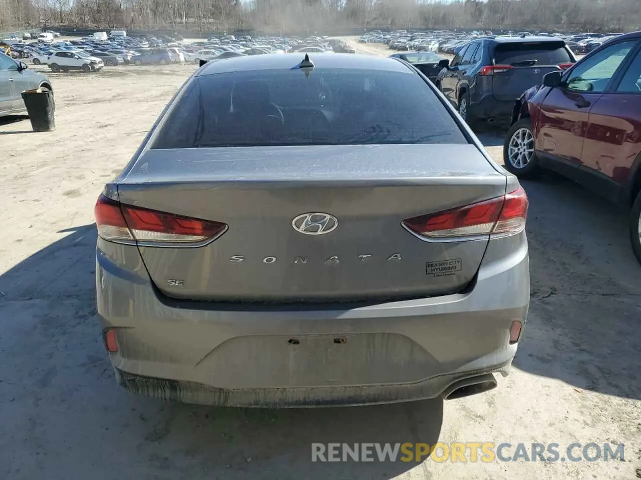 6 fotografías del automóvil dañado 5NPE24AF5KH739378 HYUNDAI SONATA 2019