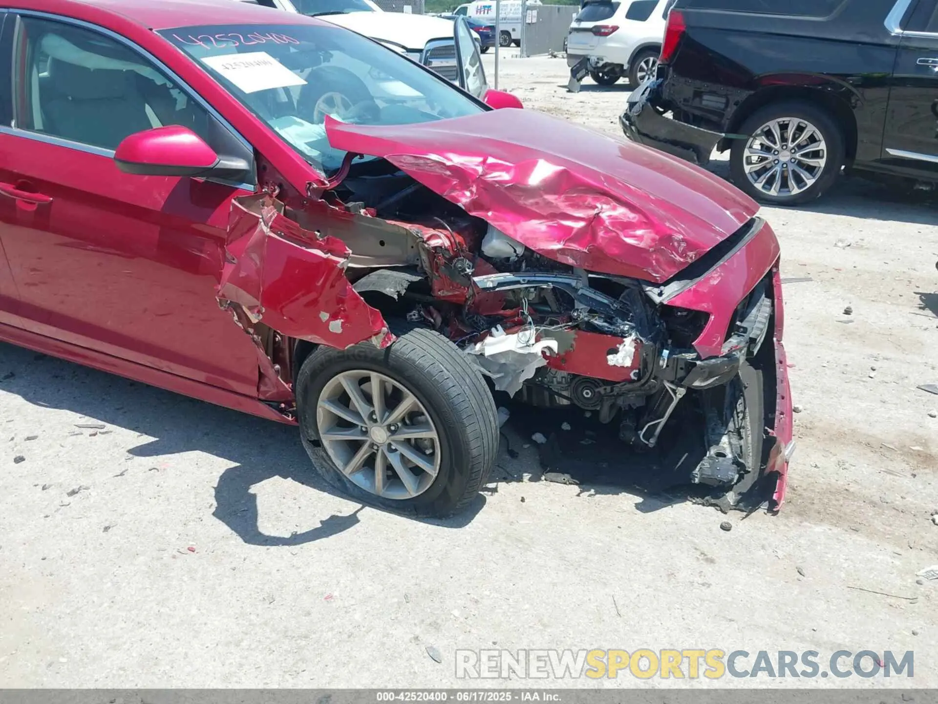 6 fotografías del automóvil dañado 5NPE24AF5KH752583 HYUNDAI SONATA 2019