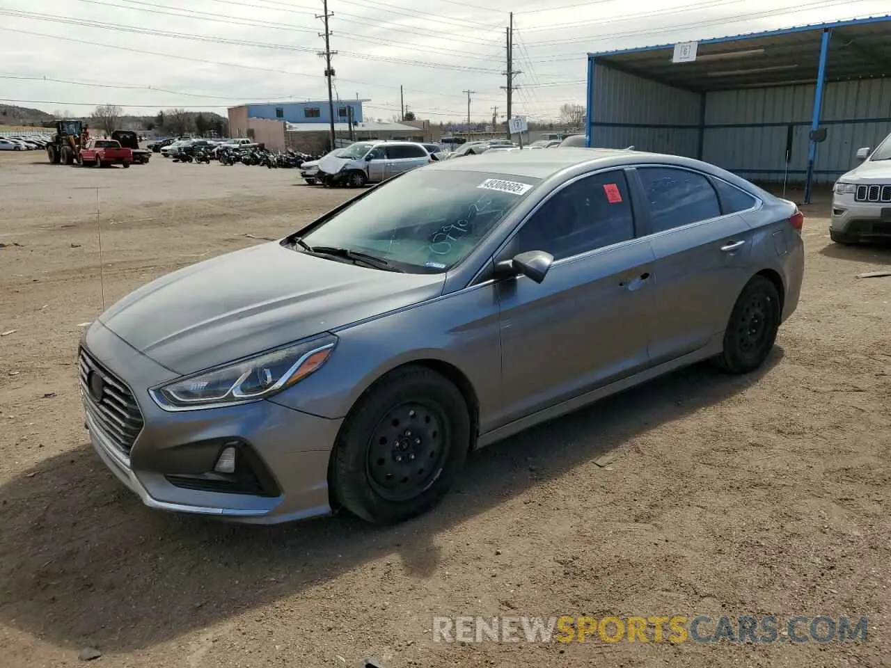 1 fotografías del automóvil dañado 5NPE24AF5KH762577 HYUNDAI SONATA 2019