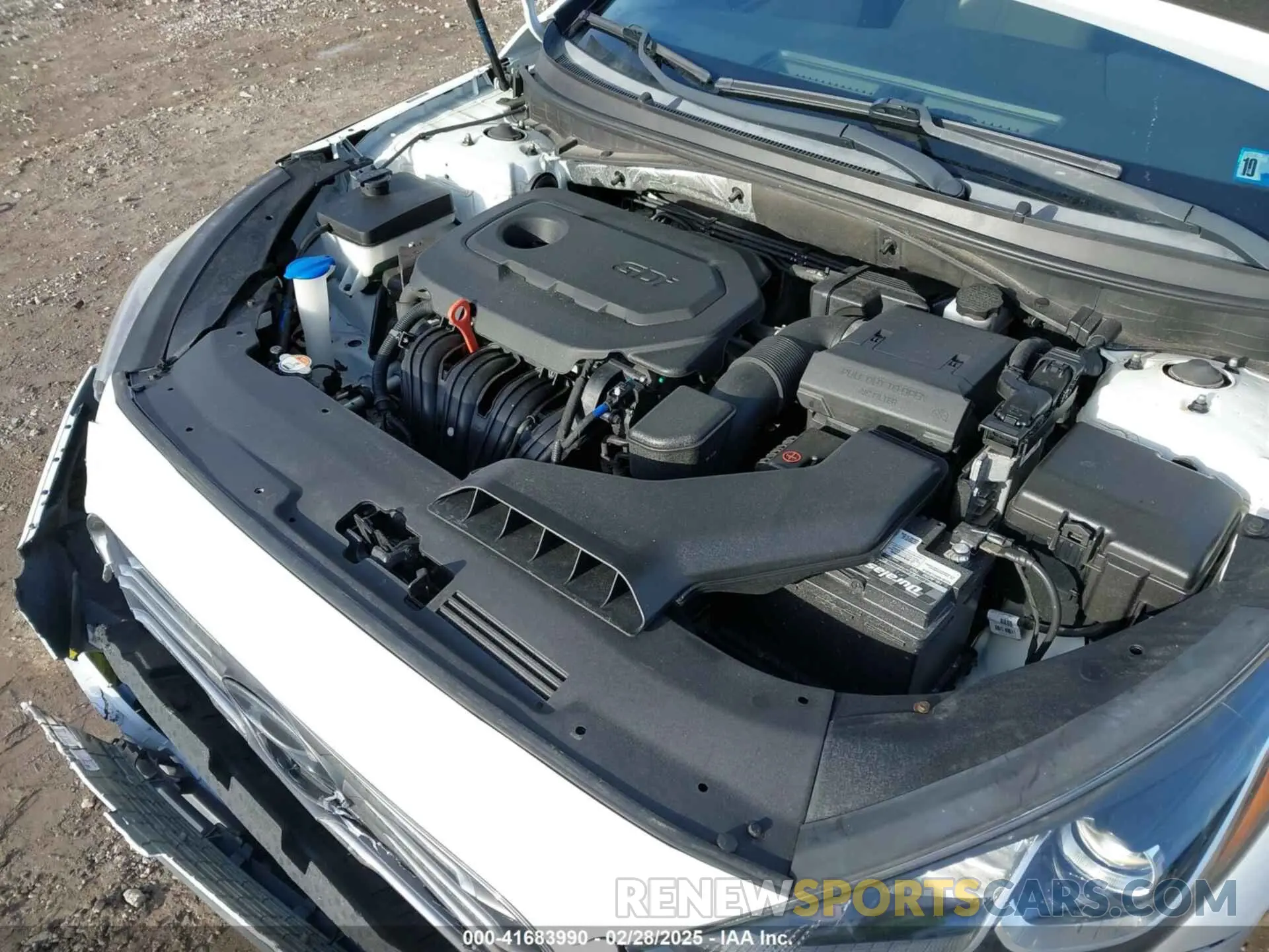10 fotografías del automóvil dañado 5NPE24AF5KH770212 HYUNDAI SONATA 2019