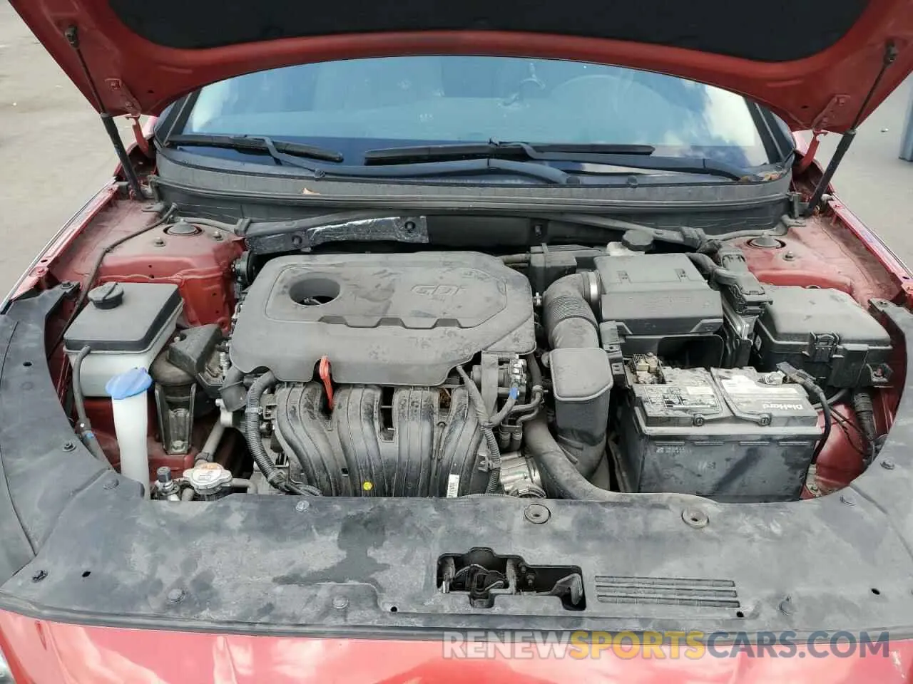11 fotografías del automóvil dañado 5NPE24AF5KH777807 HYUNDAI SONATA 2019