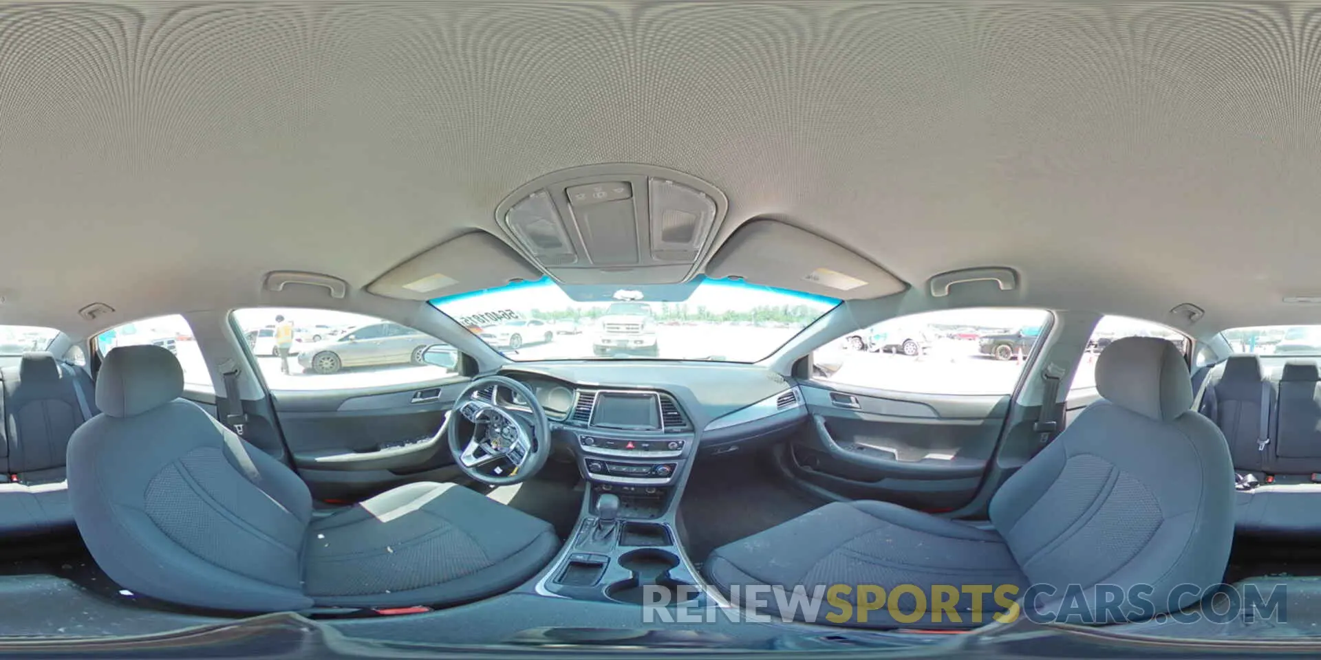14 fotografías del automóvil dañado 5NPE24AF5KH782683 HYUNDAI SONATA 2019