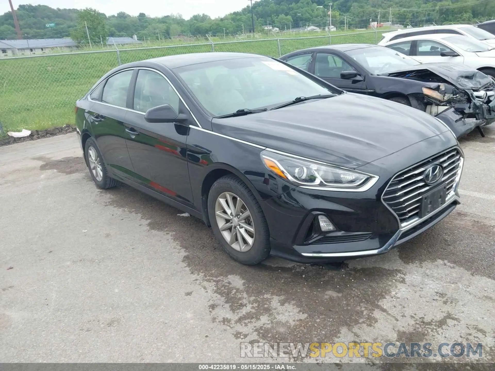 1 fotografías del automóvil dañado 5NPE24AF5KH805900 HYUNDAI SONATA 2019