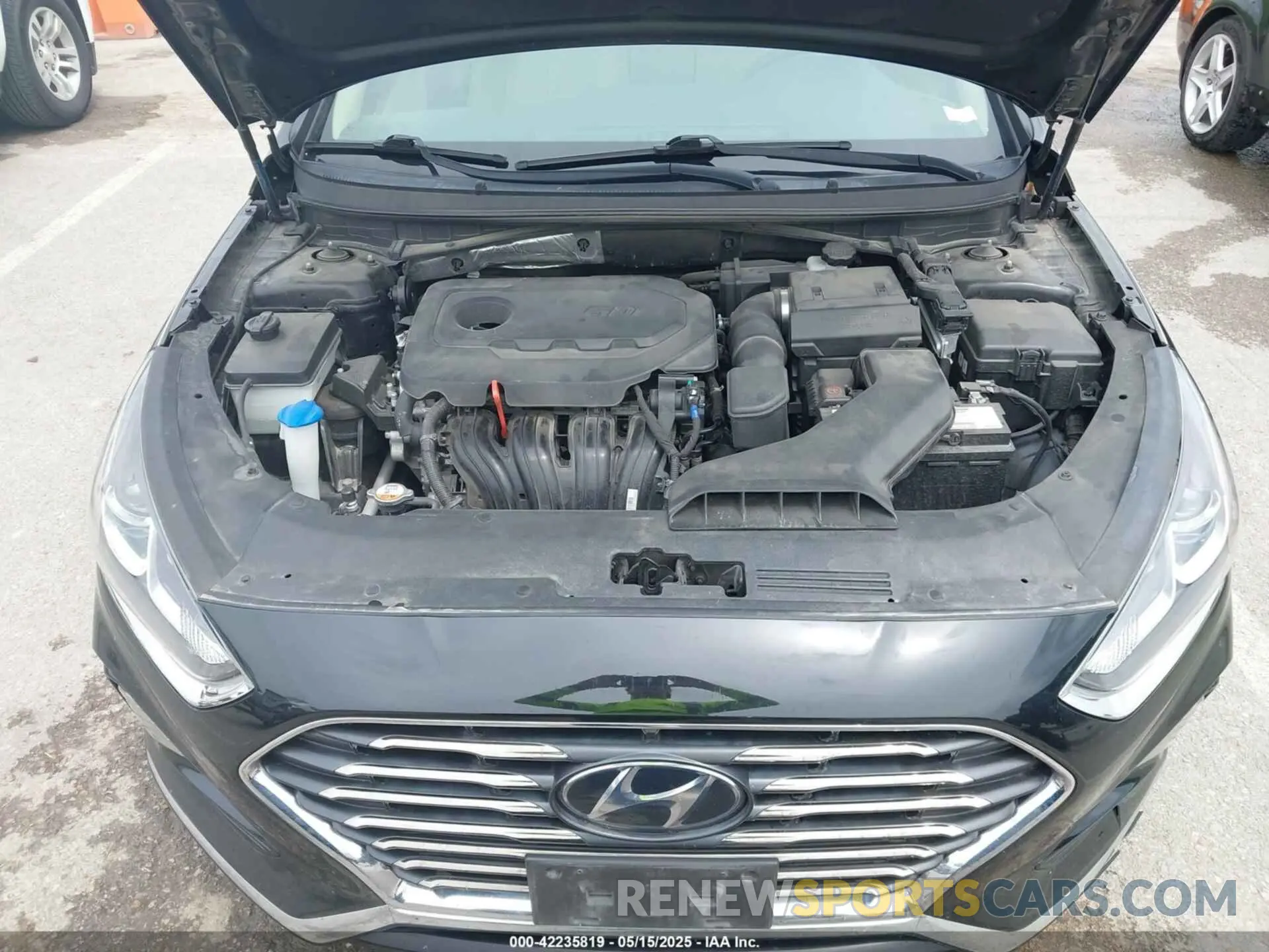 10 fotografías del automóvil dañado 5NPE24AF5KH805900 HYUNDAI SONATA 2019