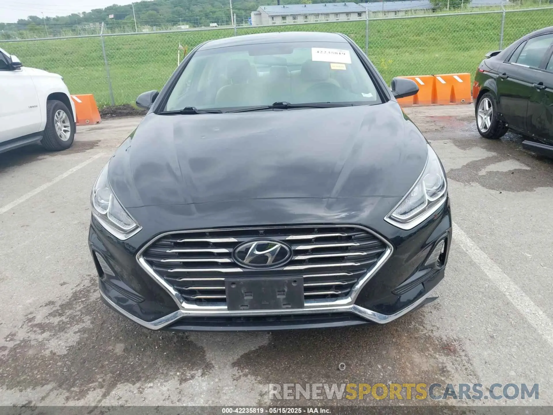 12 fotografías del automóvil dañado 5NPE24AF5KH805900 HYUNDAI SONATA 2019