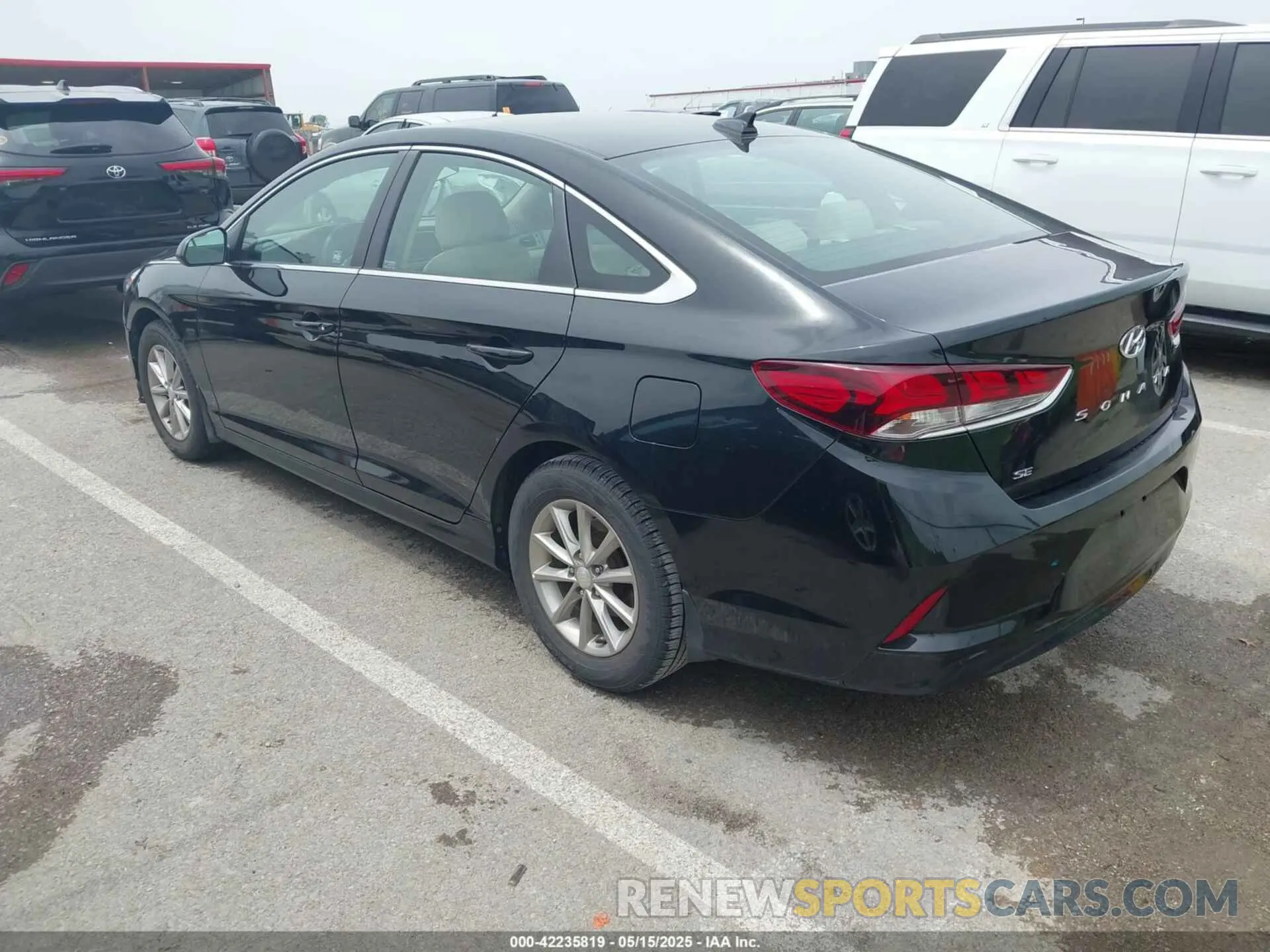 3 fotografías del automóvil dañado 5NPE24AF5KH805900 HYUNDAI SONATA 2019