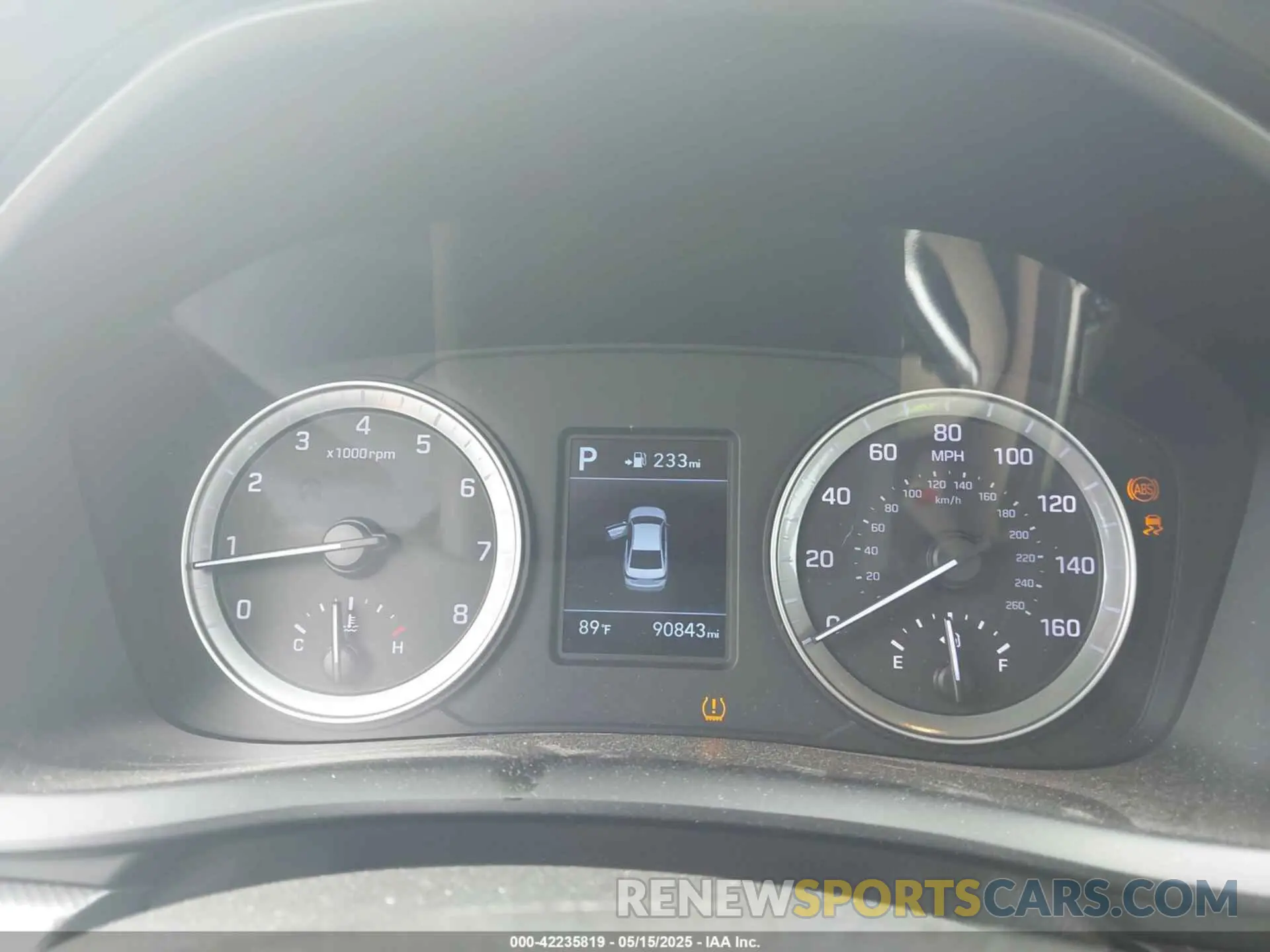 7 fotografías del automóvil dañado 5NPE24AF5KH805900 HYUNDAI SONATA 2019