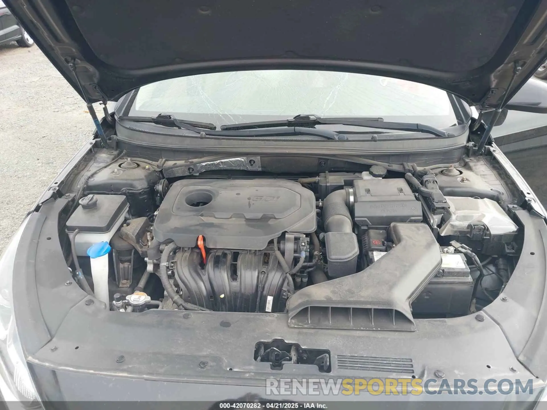 10 fotografías del automóvil dañado 5NPE24AF6KH734061 HYUNDAI SONATA 2019