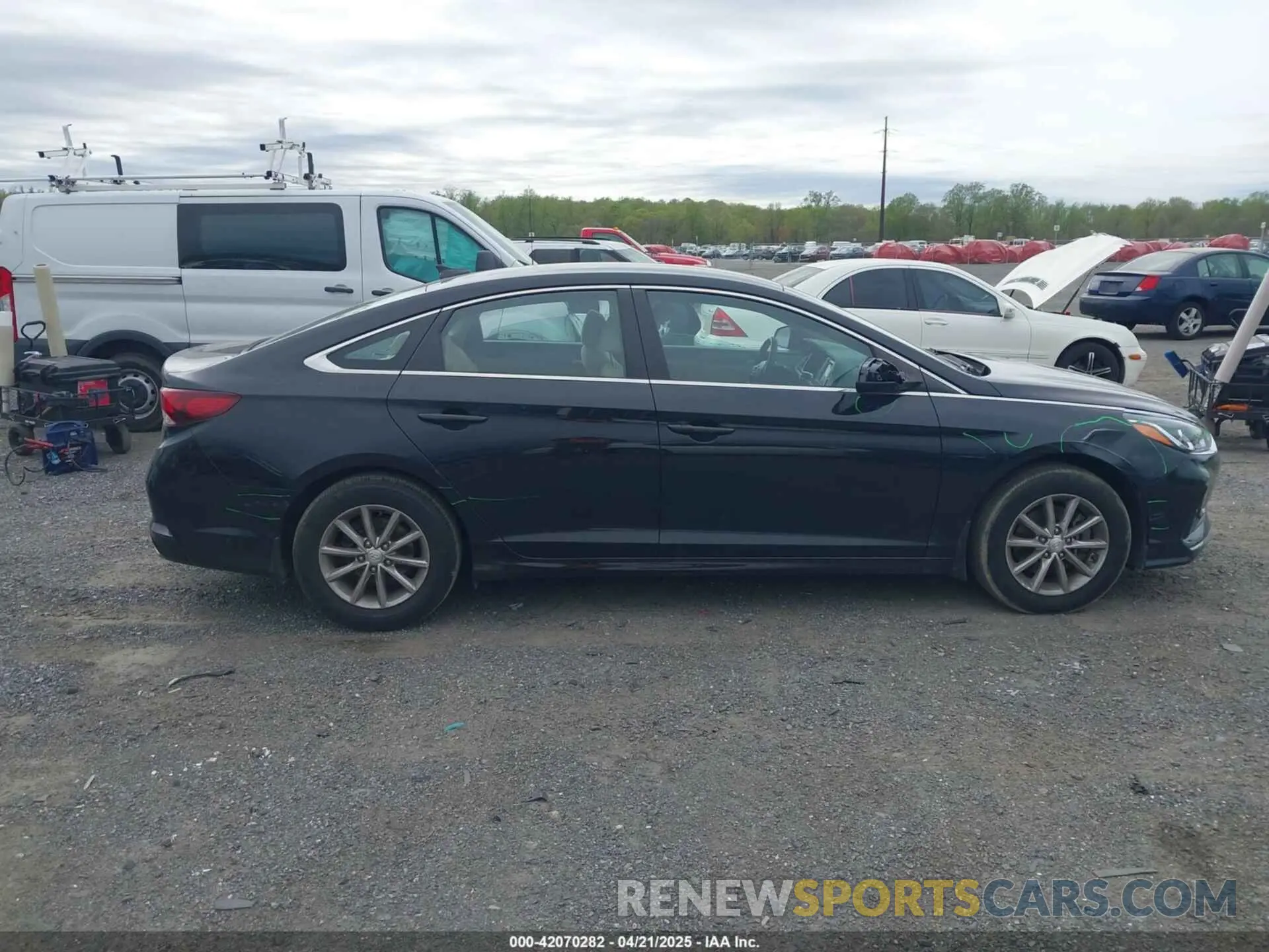 13 fotografías del automóvil dañado 5NPE24AF6KH734061 HYUNDAI SONATA 2019