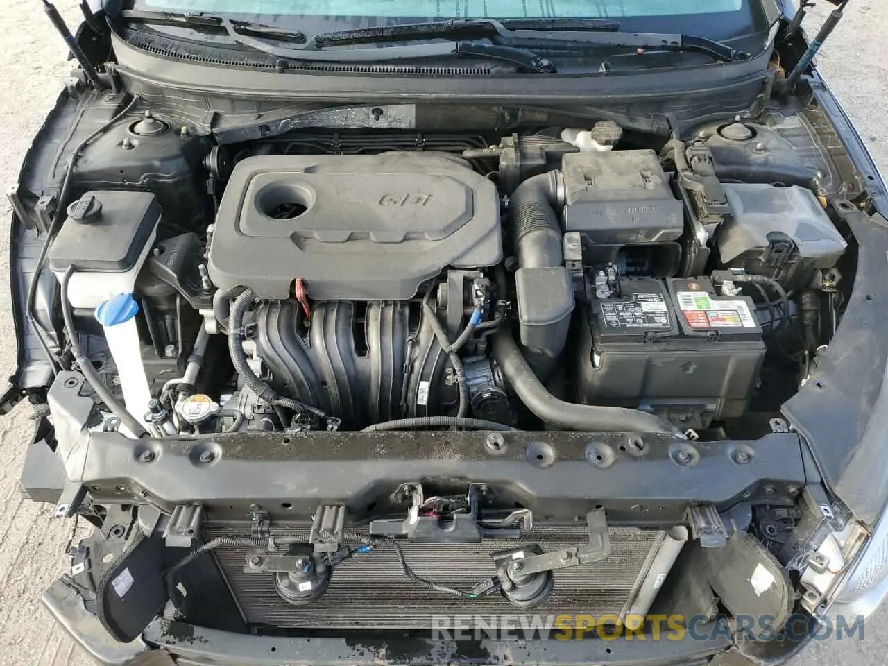 11 fotografías del automóvil dañado 5NPE24AF6KH748543 HYUNDAI SONATA 2019