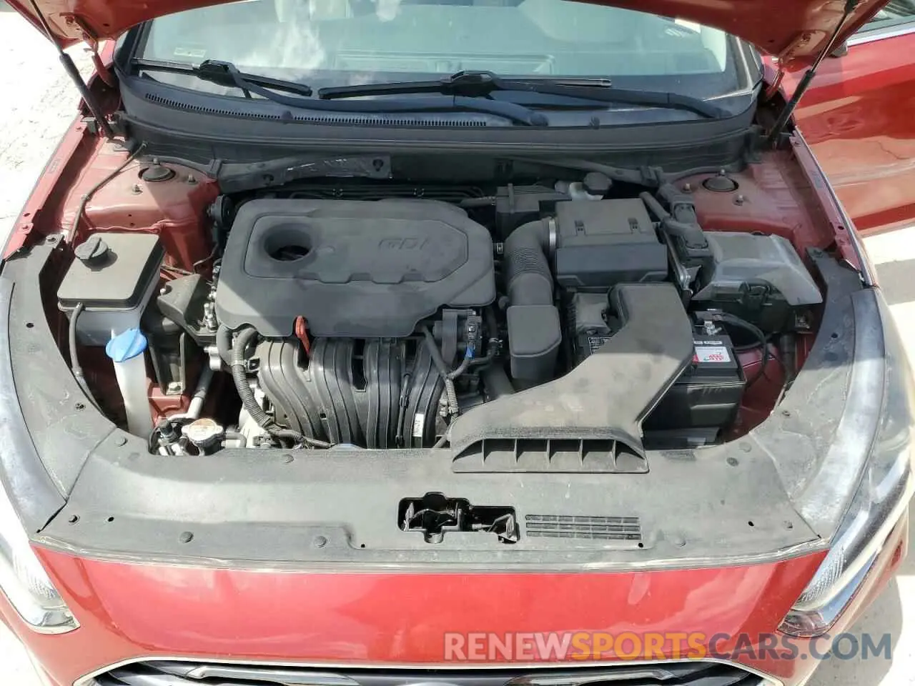 11 fotografías del automóvil dañado 5NPE24AF6KH748817 HYUNDAI SONATA 2019