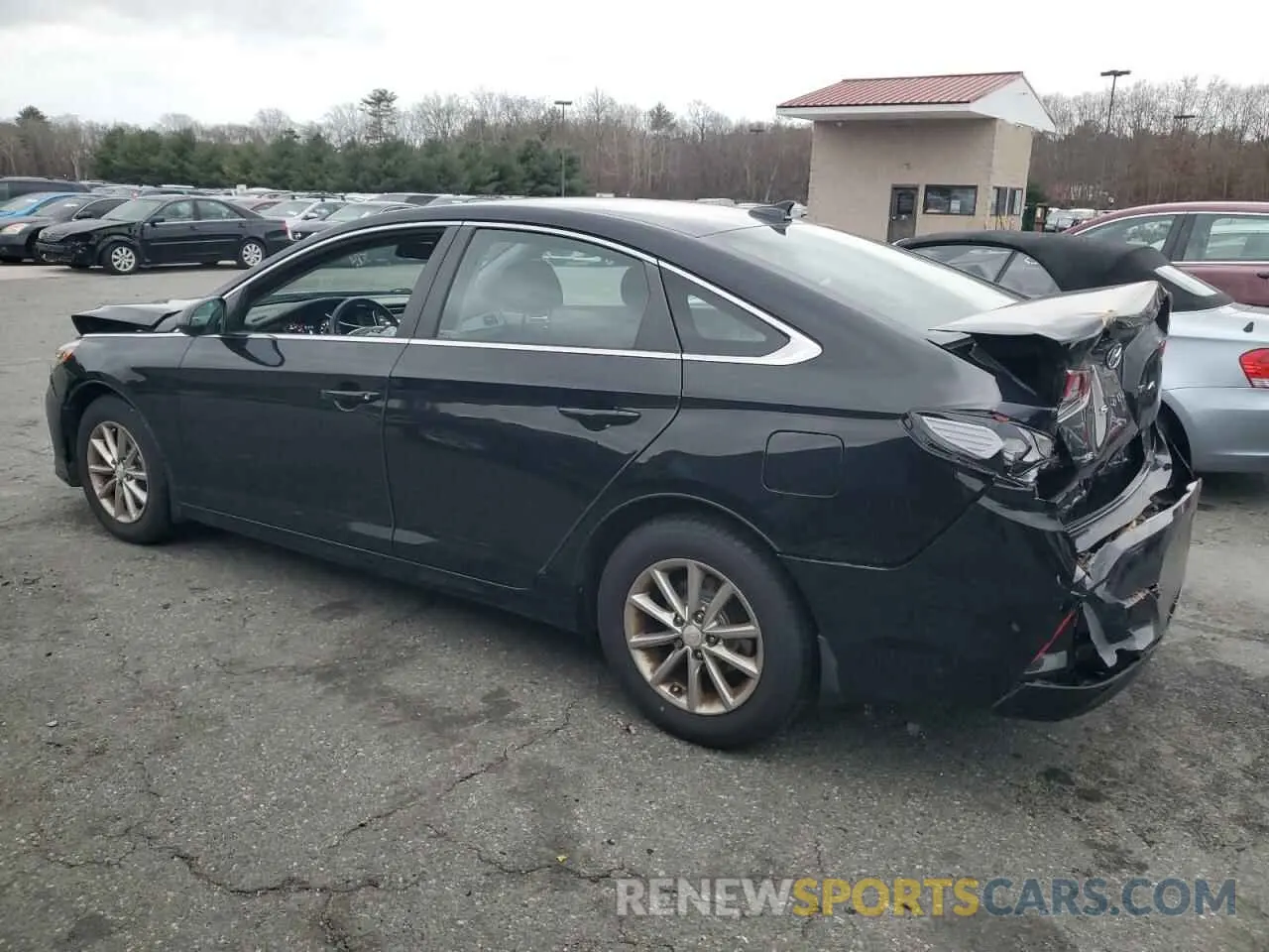 2 fotografías del automóvil dañado 5NPE24AF6KH760319 HYUNDAI SONATA 2019