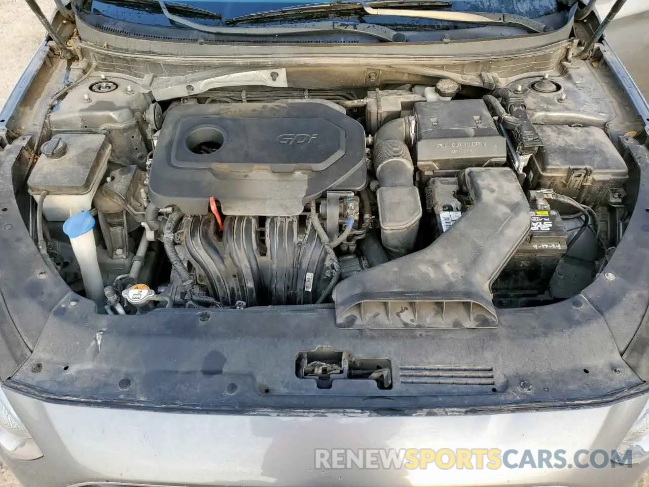 11 fotografías del automóvil dañado 5NPE24AF6KH776410 HYUNDAI SONATA 2019