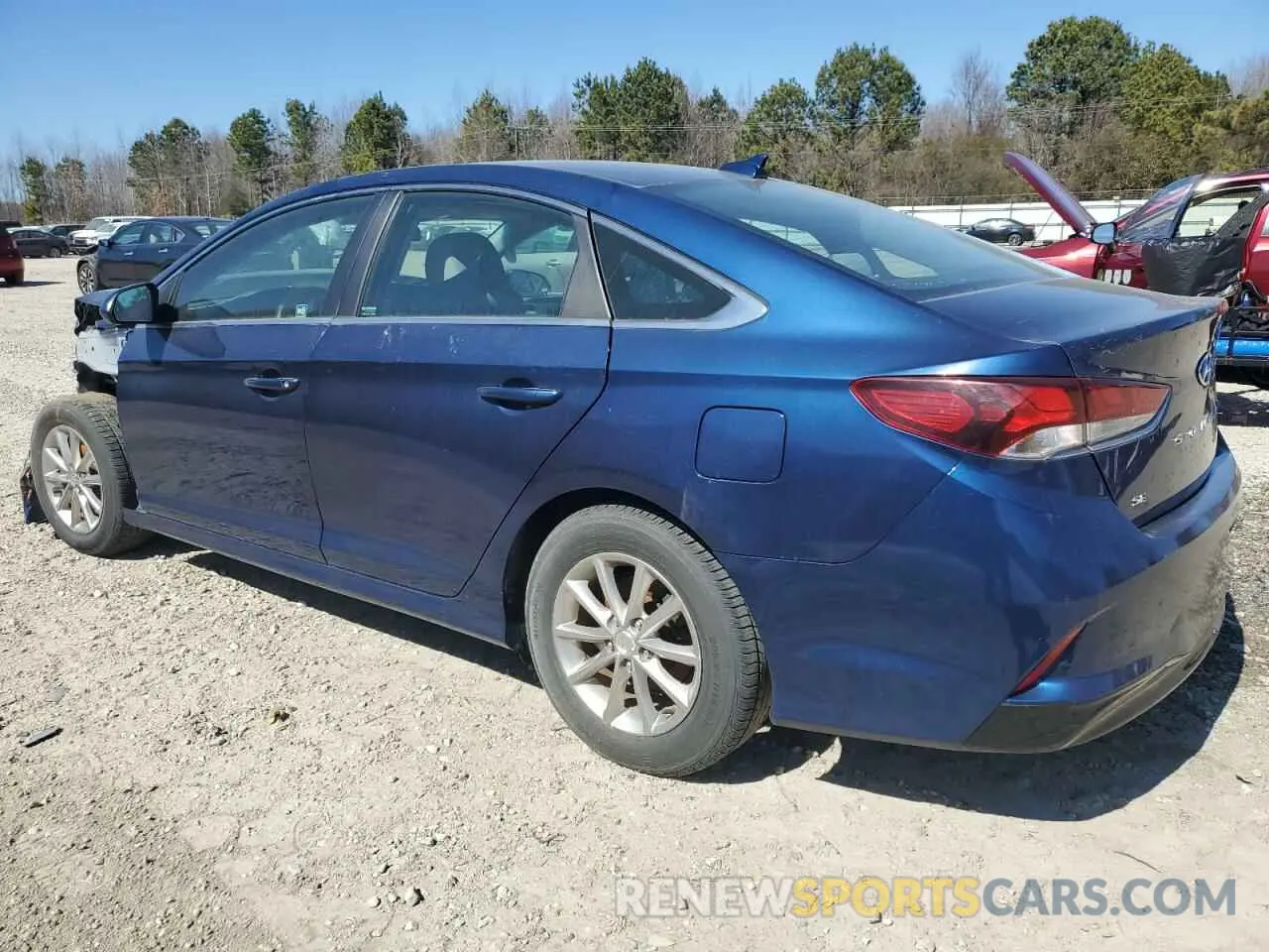 2 fotografías del automóvil dañado 5NPE24AF7KH735350 HYUNDAI SONATA 2019