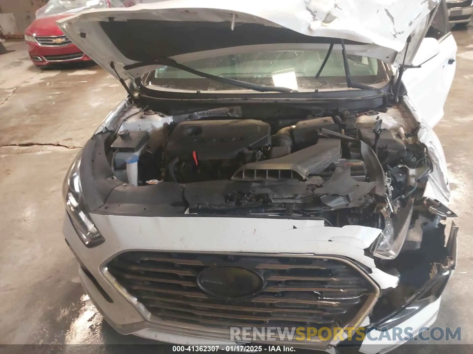 10 fotografías del automóvil dañado 5NPE24AF7KH740998 HYUNDAI SONATA 2019
