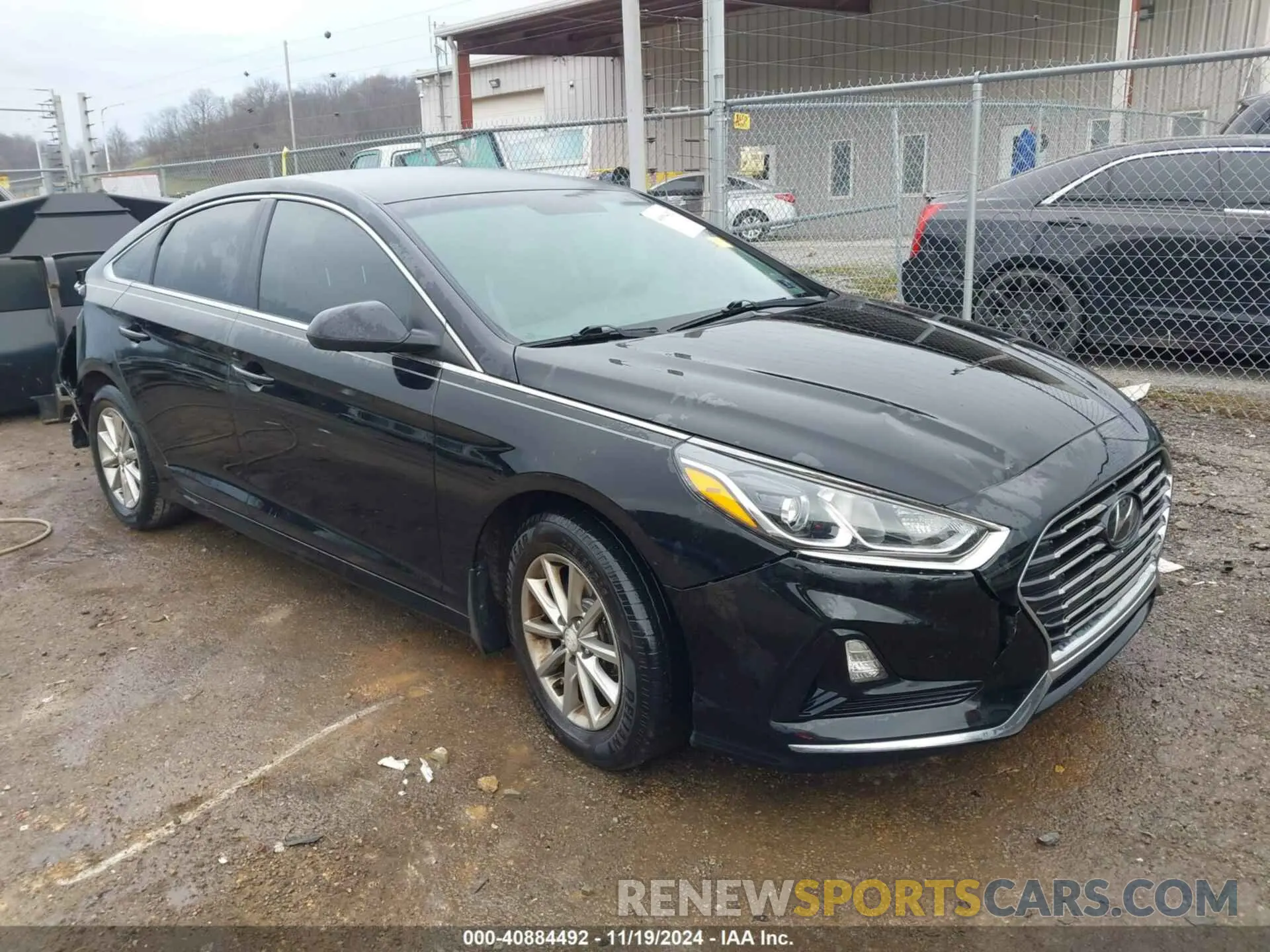 1 fotografías del automóvil dañado 5NPE24AF7KH746963 HYUNDAI SONATA 2019