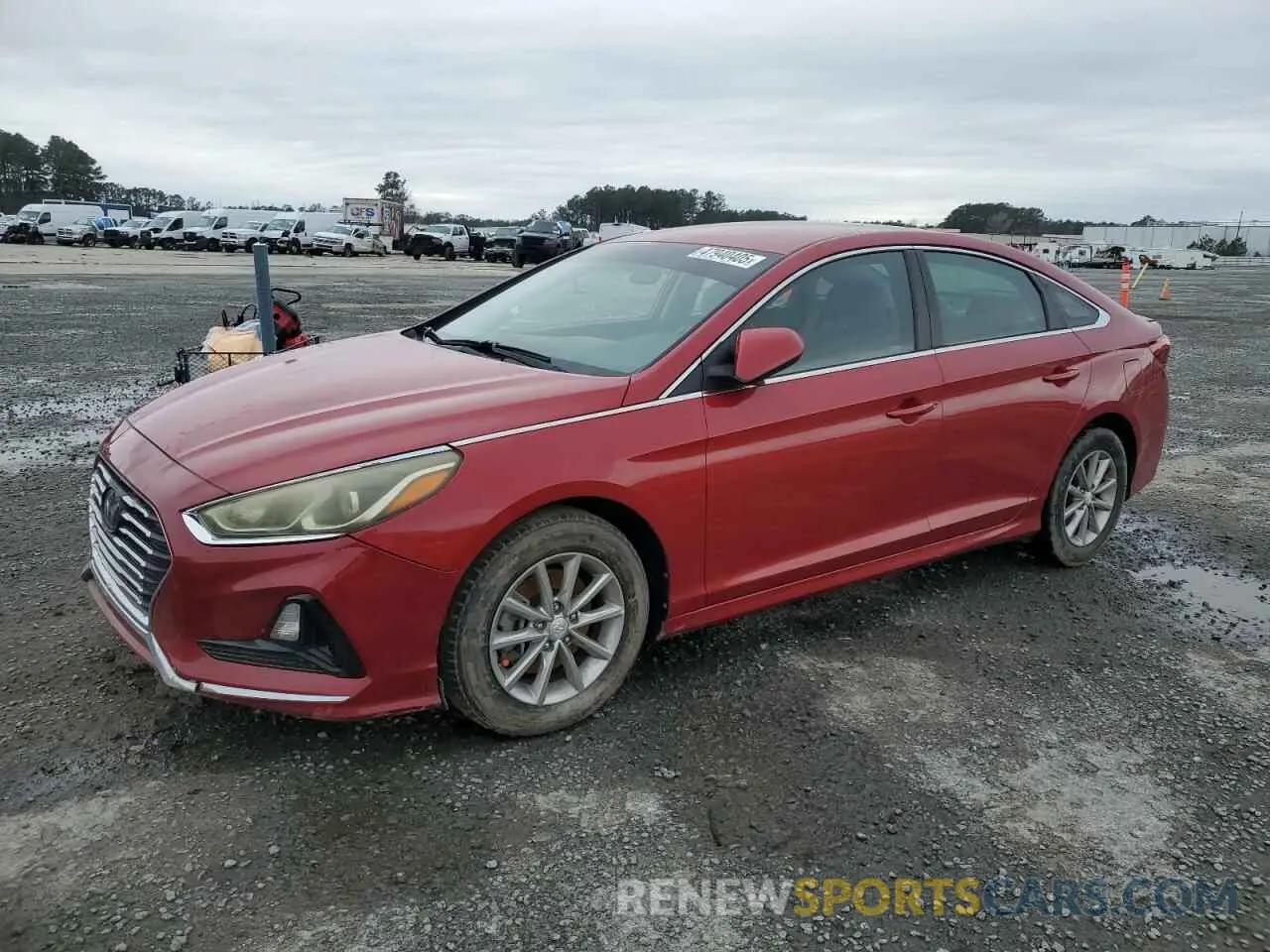 1 fotografías del automóvil dañado 5NPE24AF7KH766629 HYUNDAI SONATA 2019