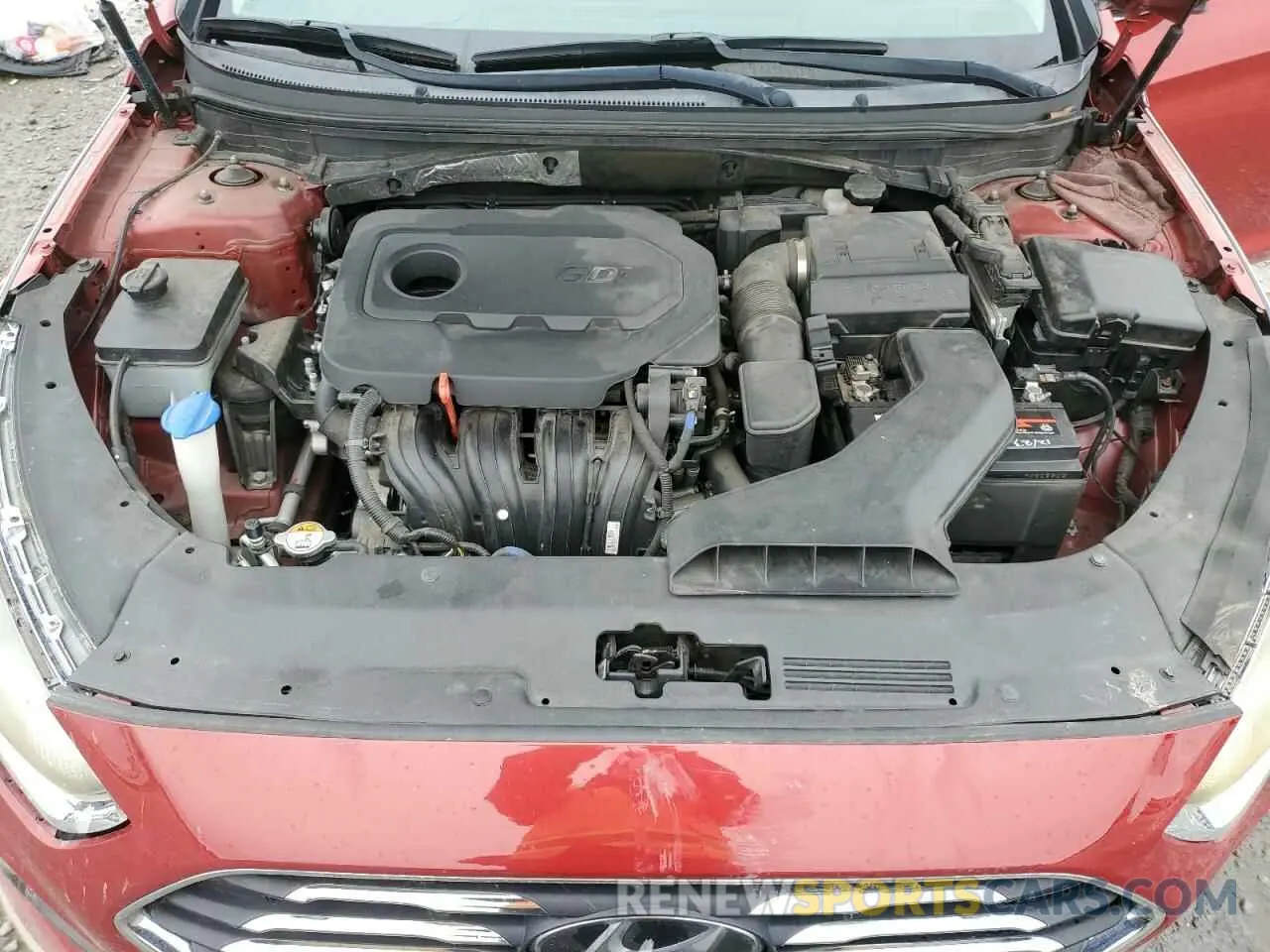 13 fotografías del automóvil dañado 5NPE24AF7KH766629 HYUNDAI SONATA 2019