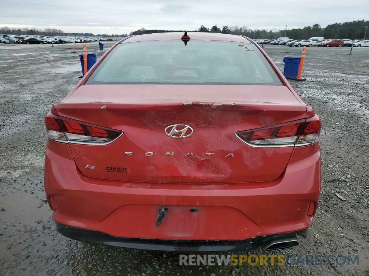 6 fotografías del automóvil dañado 5NPE24AF7KH766629 HYUNDAI SONATA 2019