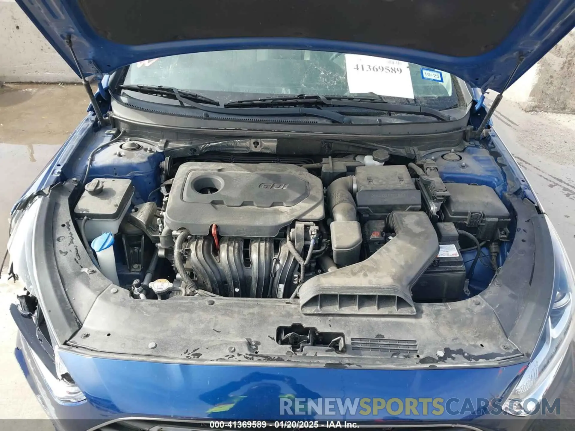 10 fotografías del automóvil dañado 5NPE24AF7KH772978 HYUNDAI SONATA 2019
