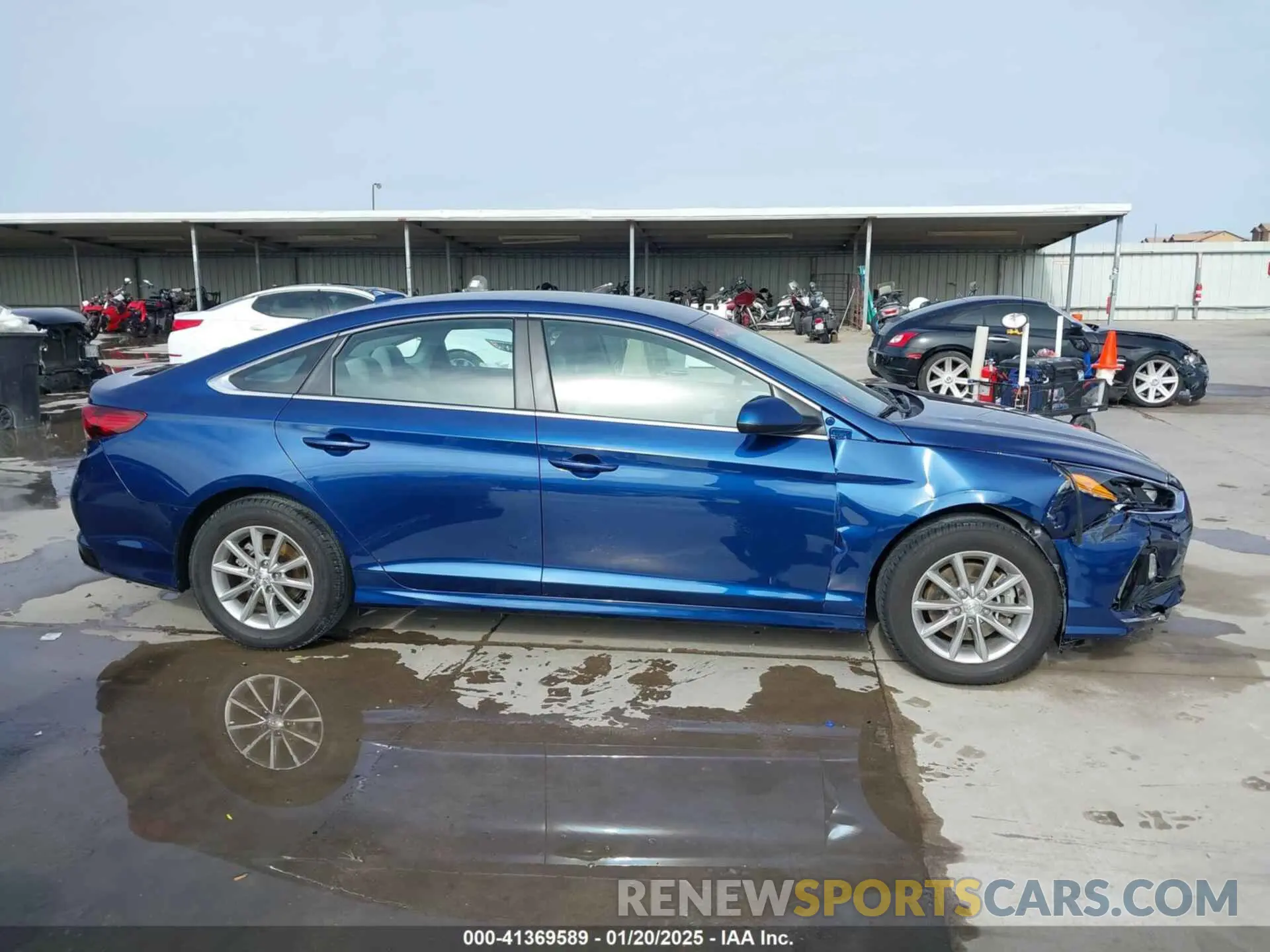 13 fotografías del automóvil dañado 5NPE24AF7KH772978 HYUNDAI SONATA 2019