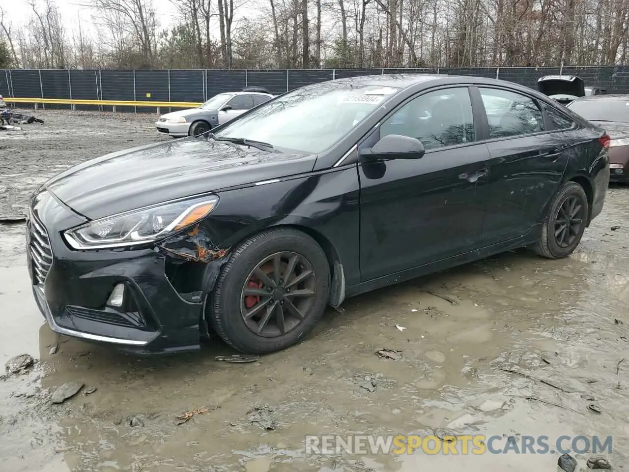 1 fotografías del automóvil dañado 5NPE24AF7KH804392 HYUNDAI SONATA 2019