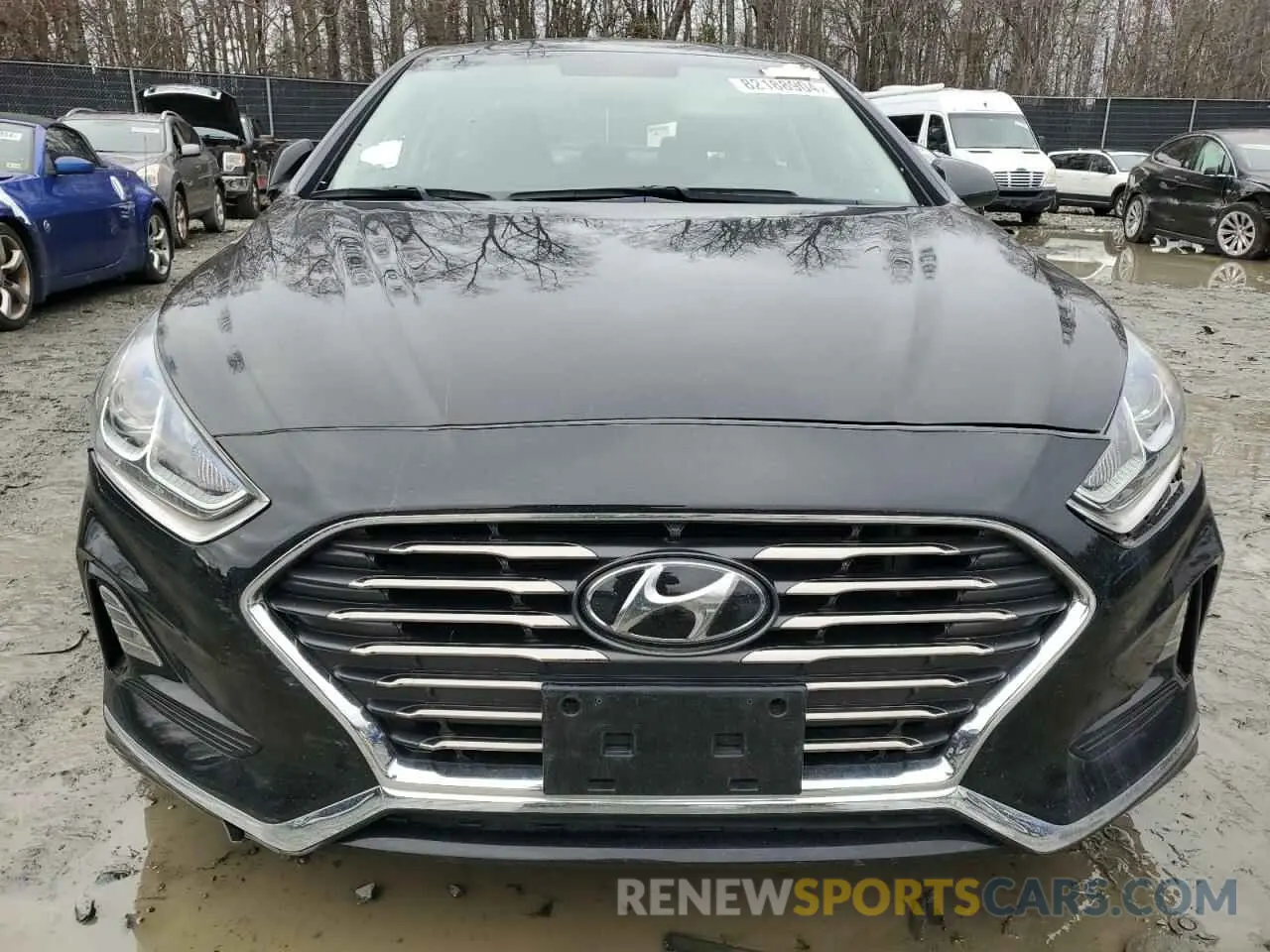 5 fotografías del automóvil dañado 5NPE24AF7KH804392 HYUNDAI SONATA 2019