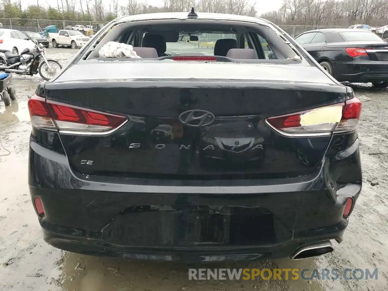 6 fotografías del automóvil dañado 5NPE24AF7KH804392 HYUNDAI SONATA 2019