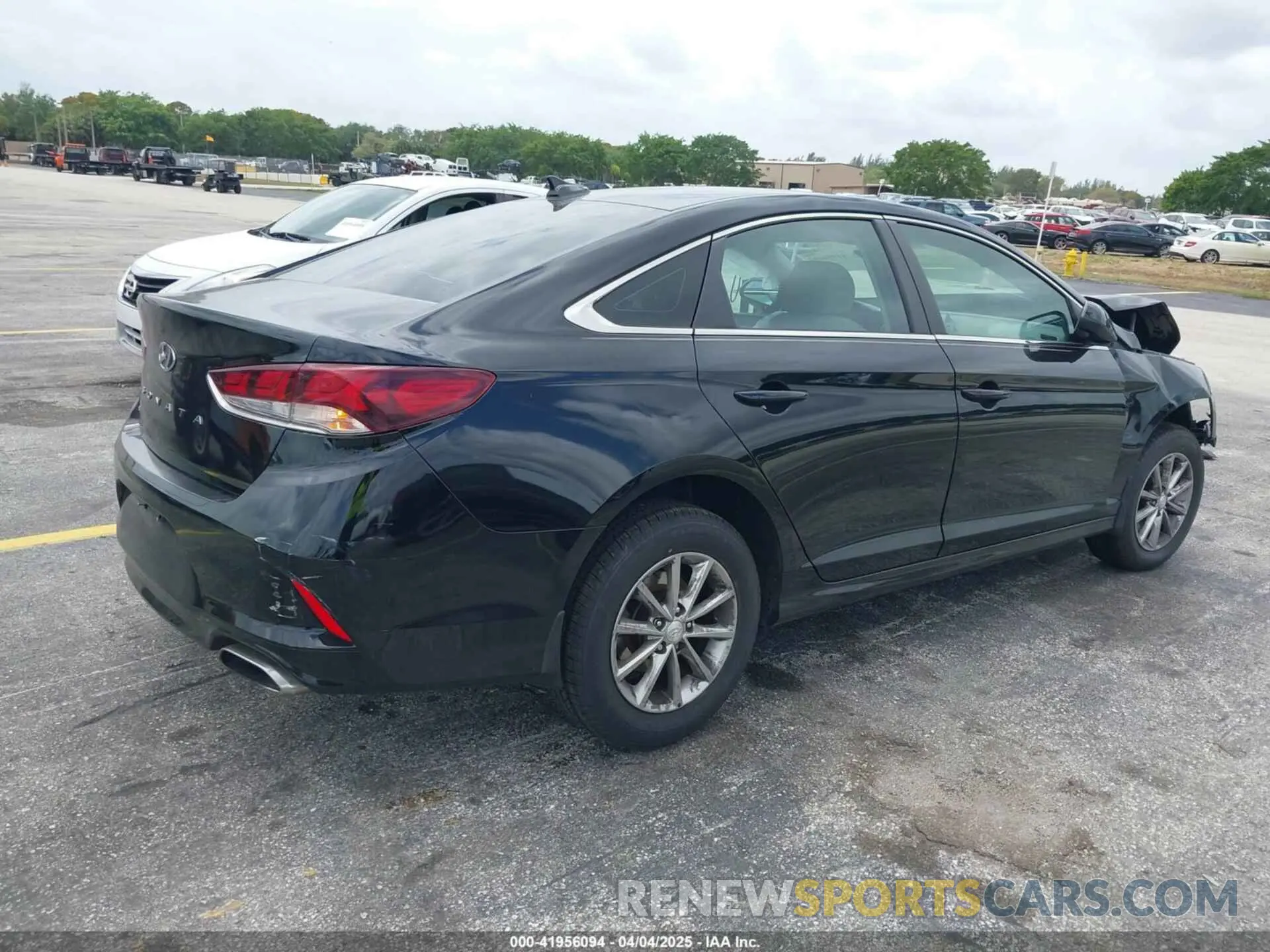 4 fotografías del automóvil dañado 5NPE24AF8KH747006 HYUNDAI SONATA 2019