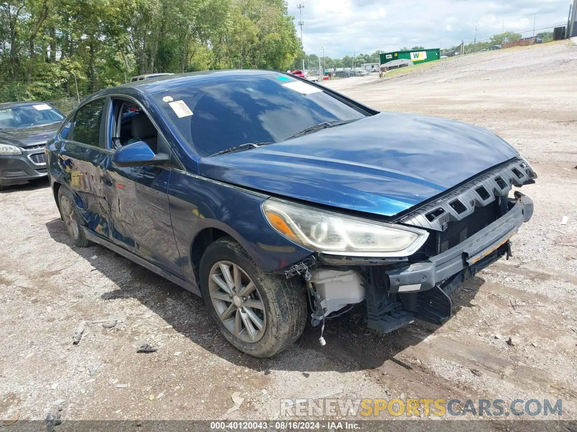 1 fotografías del automóvil dañado 5NPE24AF8KH753257 HYUNDAI SONATA 2019