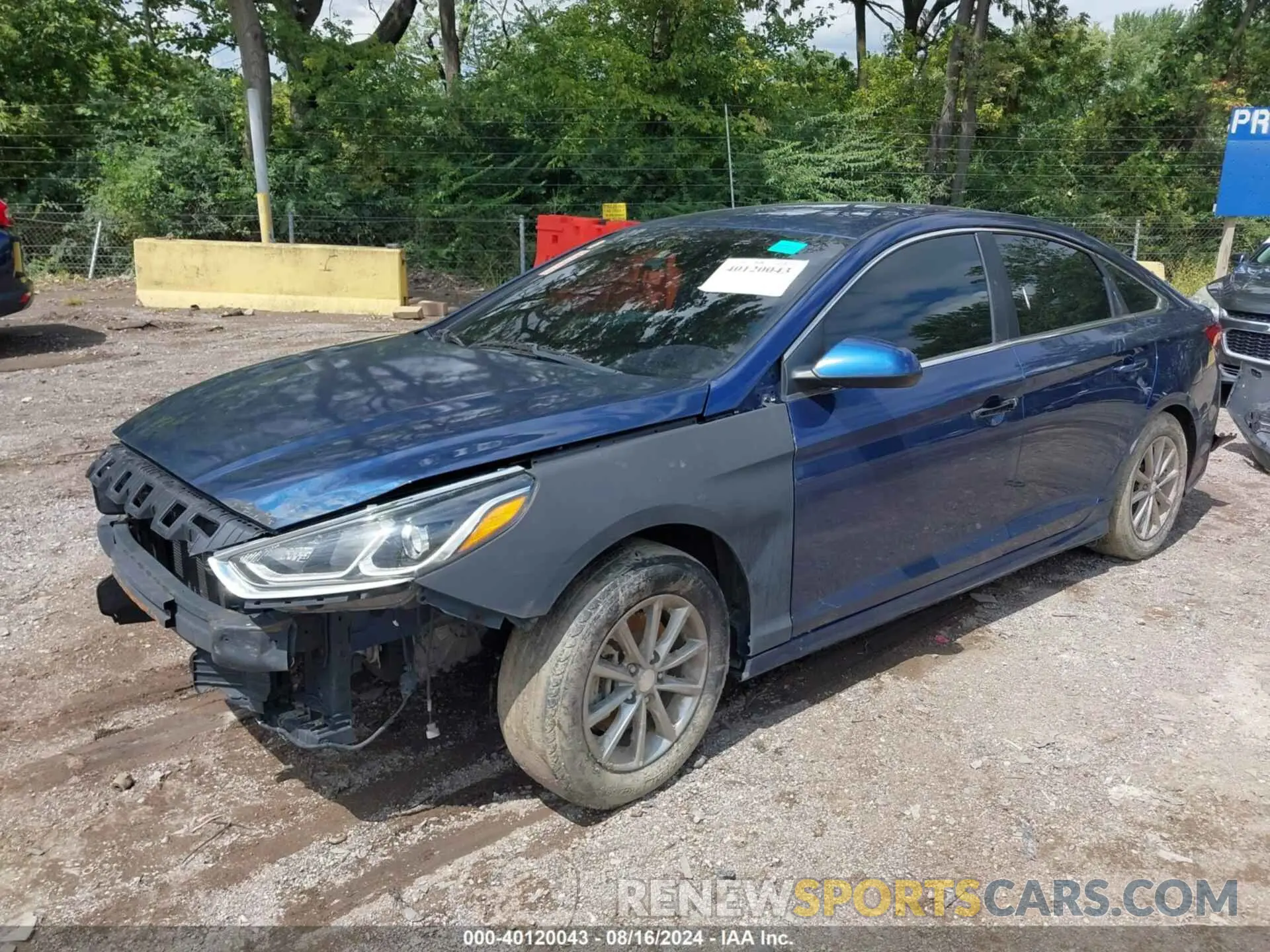 18 fotografías del automóvil dañado 5NPE24AF8KH753257 HYUNDAI SONATA 2019