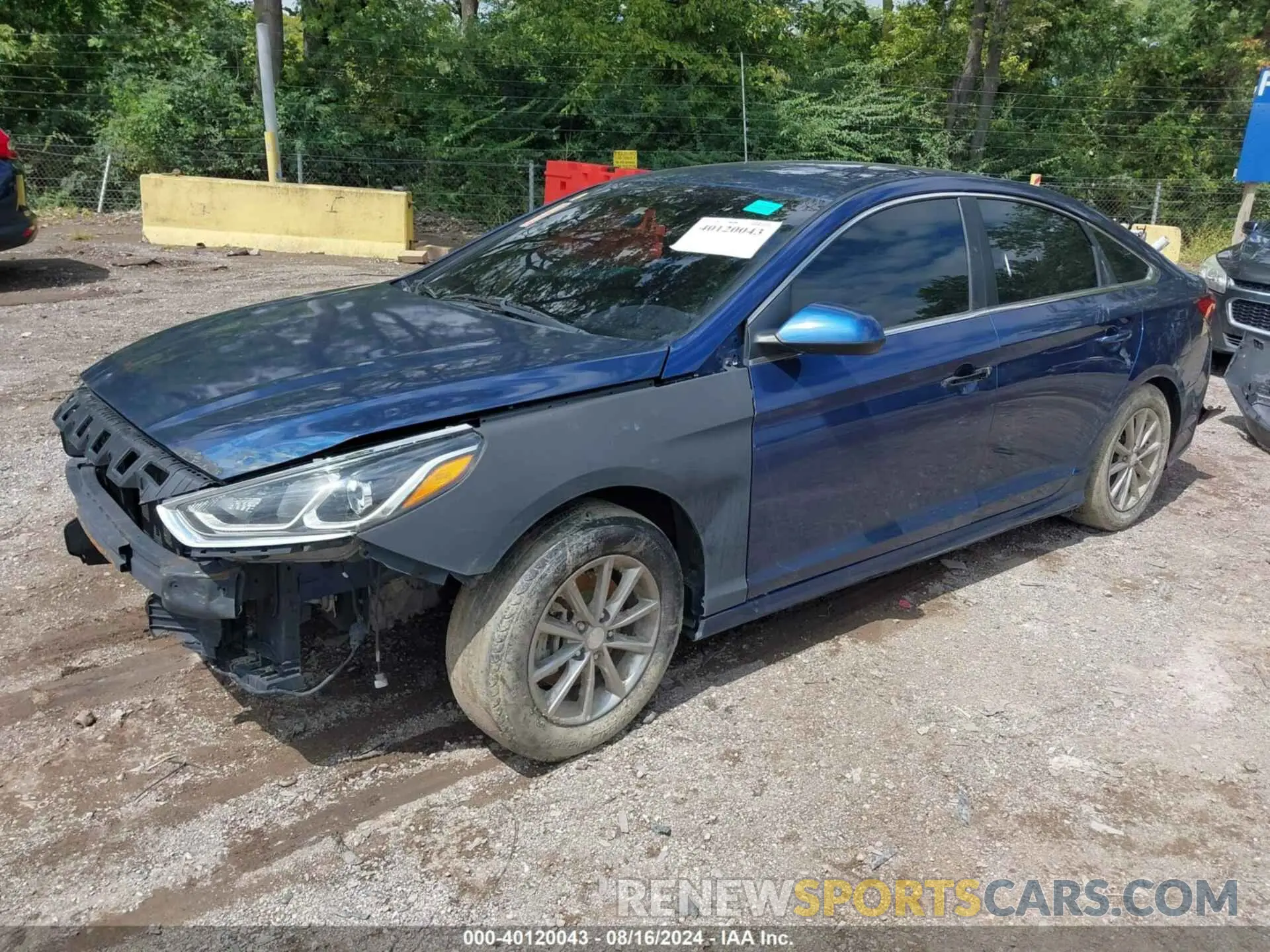 2 fotografías del automóvil dañado 5NPE24AF8KH753257 HYUNDAI SONATA 2019
