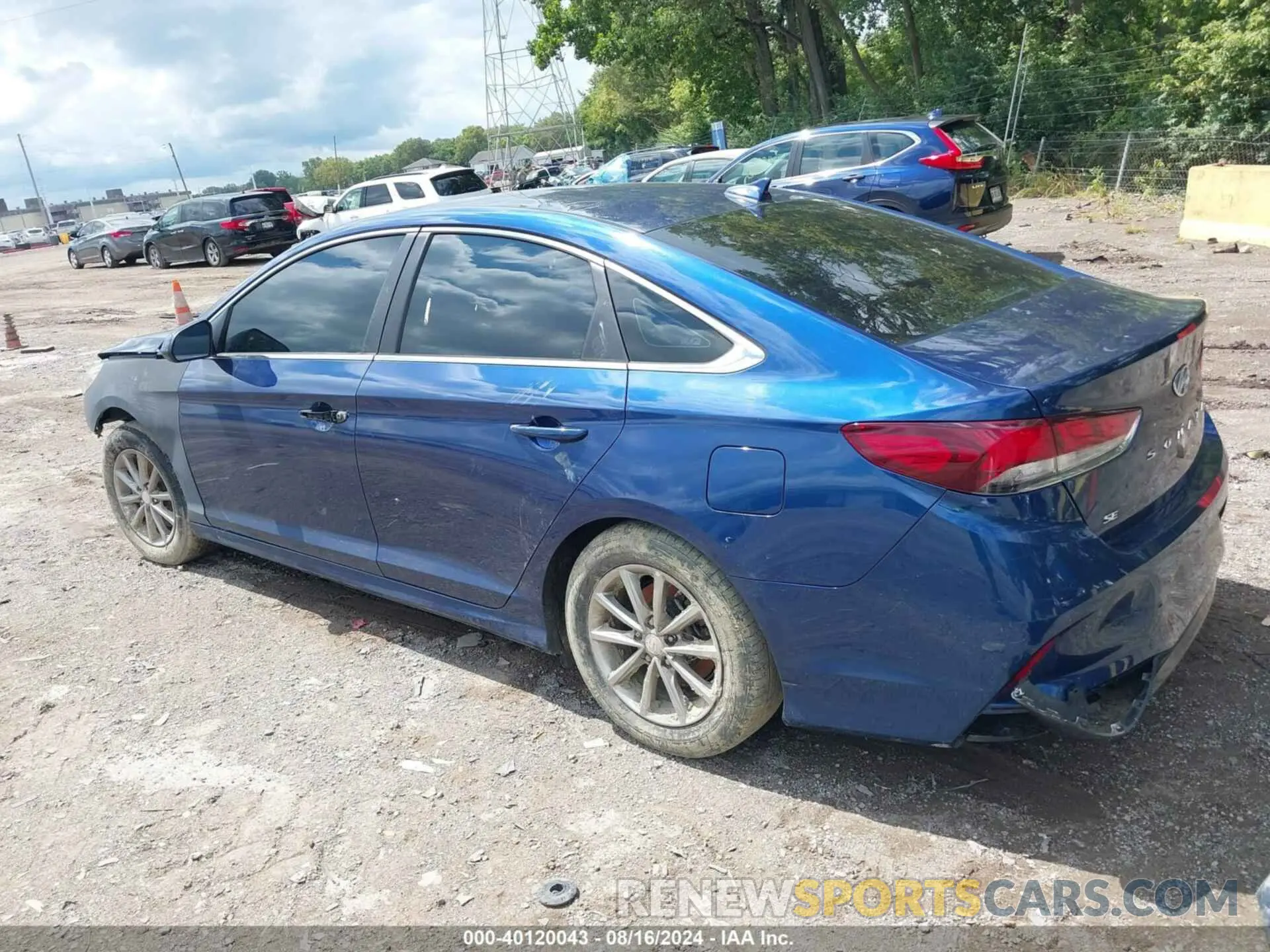 3 fotografías del automóvil dañado 5NPE24AF8KH753257 HYUNDAI SONATA 2019