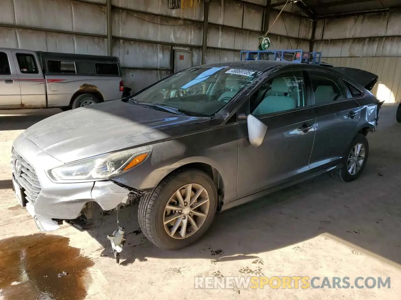 1 fotografías del automóvil dañado 5NPE24AF8KH755817 HYUNDAI SONATA 2019
