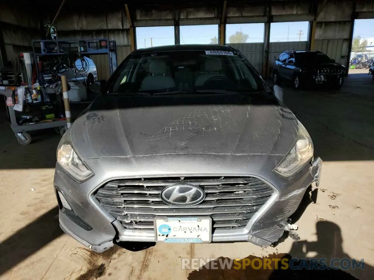 5 fotografías del automóvil dañado 5NPE24AF8KH755817 HYUNDAI SONATA 2019