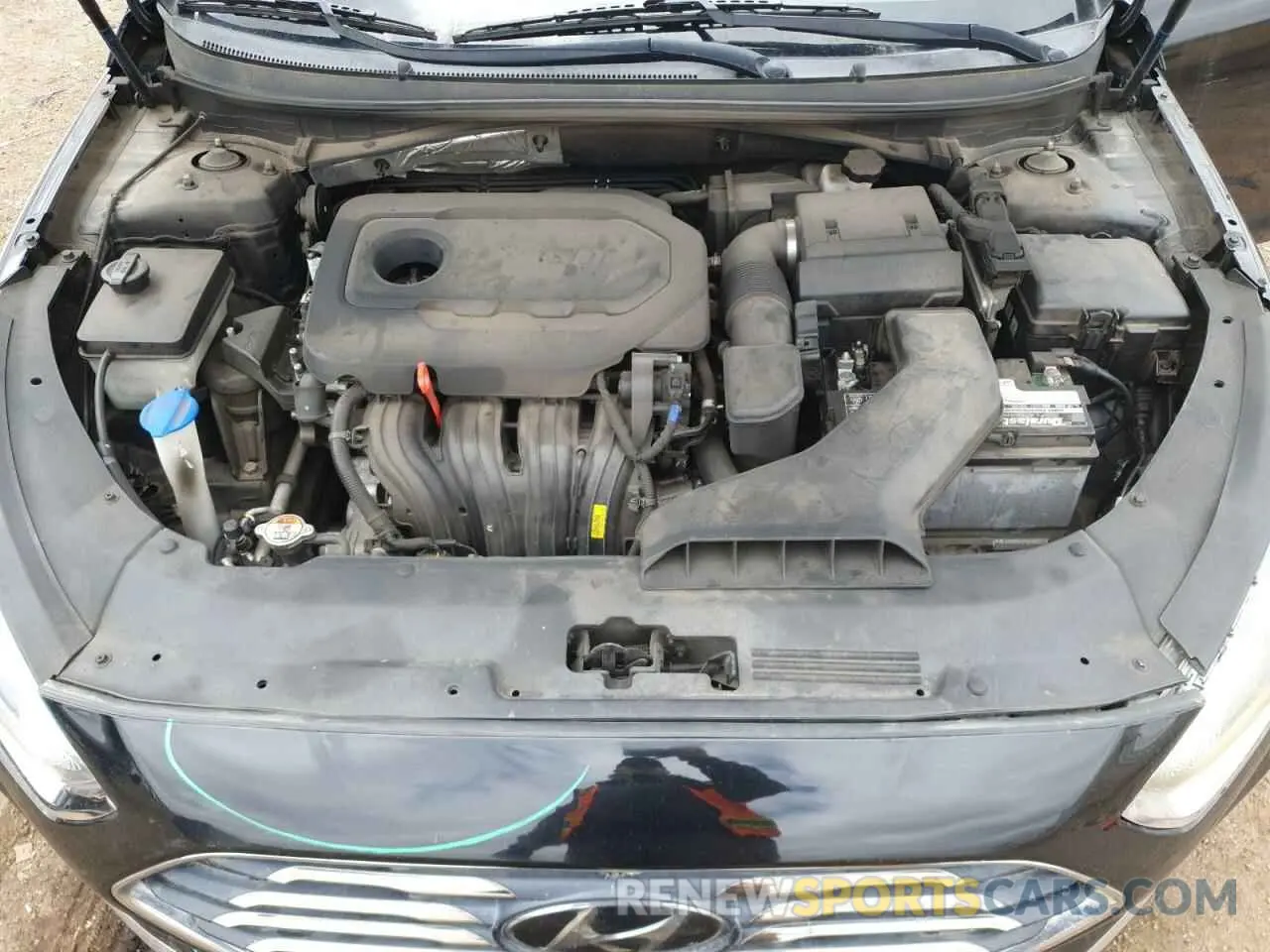 11 fotografías del automóvil dañado 5NPE24AF8KH785416 HYUNDAI SONATA 2019