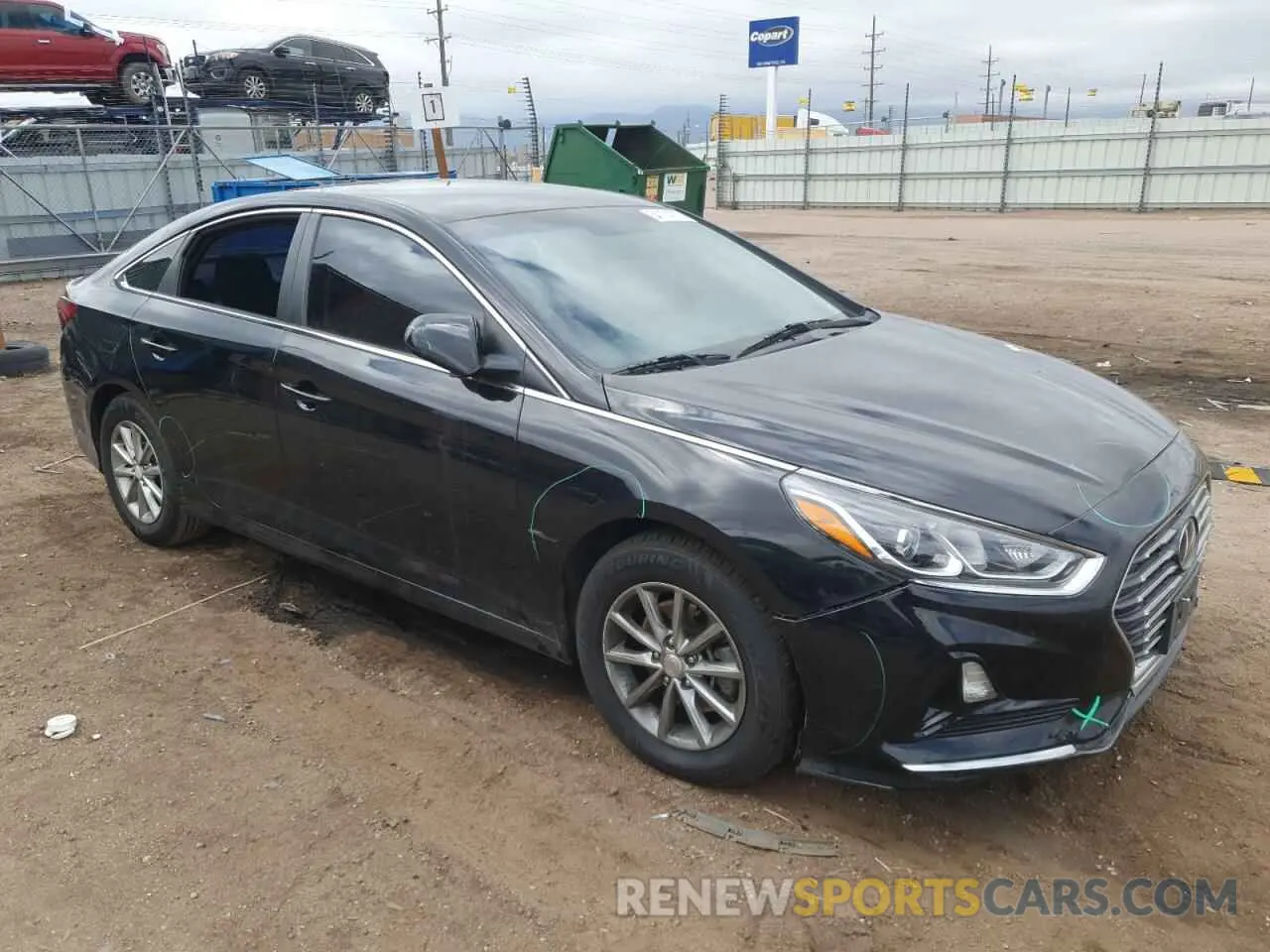 4 fotografías del automóvil dañado 5NPE24AF8KH785416 HYUNDAI SONATA 2019