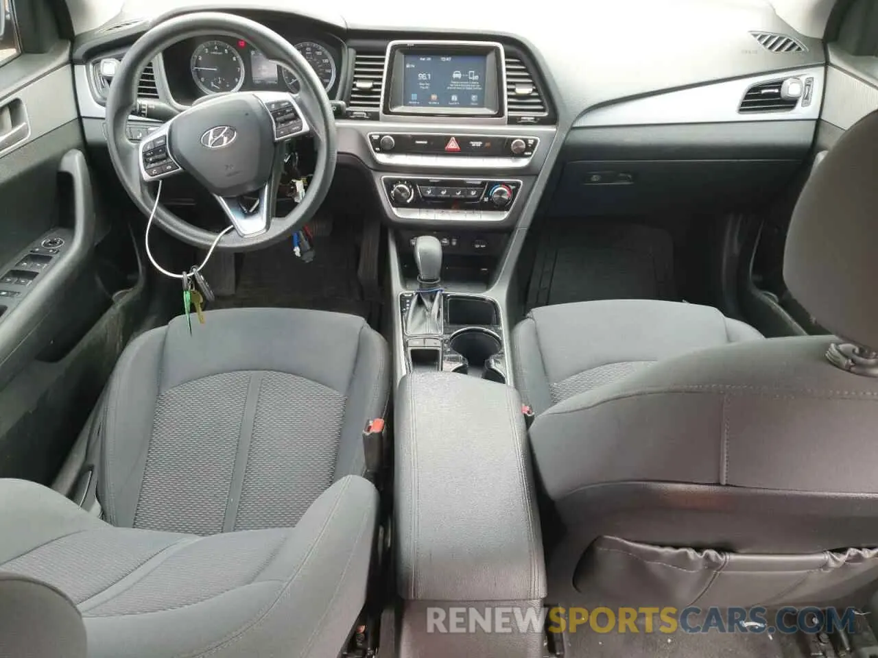 8 fotografías del automóvil dañado 5NPE24AF8KH785416 HYUNDAI SONATA 2019
